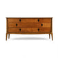 United Furniture Vintage Mid Centuet Modern 9 Drawer Keyhole Pull Lowboy Dresser c. 1960s