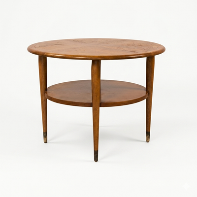 Lane Acclaim Vintage Mid Century Modern Round Side Table c. 1960s