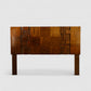 Lane Staccato Vintage Brutalist Mid Century Modern Queen Headboard c. 1960s