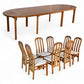 Skovby Vintage Danish Modern Set of 8 Teak Dining Chairs c. 1970s