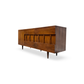 American of Martinsville Vintage Mid Century Modern Brutalist Lowboy Dresser c. 1960s