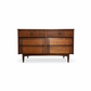 Harmony House Vintage 6 Drawer Mid Century Modern Dresser c. 1960s