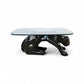 Ceramic Glazed Vintage Mid Century Modern Panther Coffee Table c. 1970s