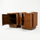 Sculptural Atomic Style Vintage Mid Century Modern Pair of Nightsta... — view 8