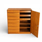 Nordisk Andels-Eksport Vintage Mid Century Danish Modern Highboy Teak Dresser c. 1970s