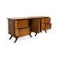 Sculpted Vintage Mid Century Modern Pair of Nightstands c. 1960s