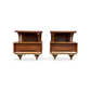 Kent Coffey Elegante Pair of Vintage Mid Century Modern Nightstands c. 1960s