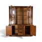 Kent Coffey Perspecta Vintage Mid Century Modern 2 Piece China Cabinet & Hutch c. 1960s