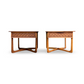 Lane Perception Vintage Mid Century Modern Pair of End Tables c. 1960s