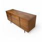 Dixie Vintage Mid Century Modern 9 Drawer Lowboy c. 1960s