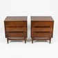 Ramseur Furniture Vintage Mid Century Modern Pair of Nightstands c. 1960s