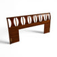 Kent Coffey Perspecta Vintage Mid Century Modern King Size Headboard c. 1960s