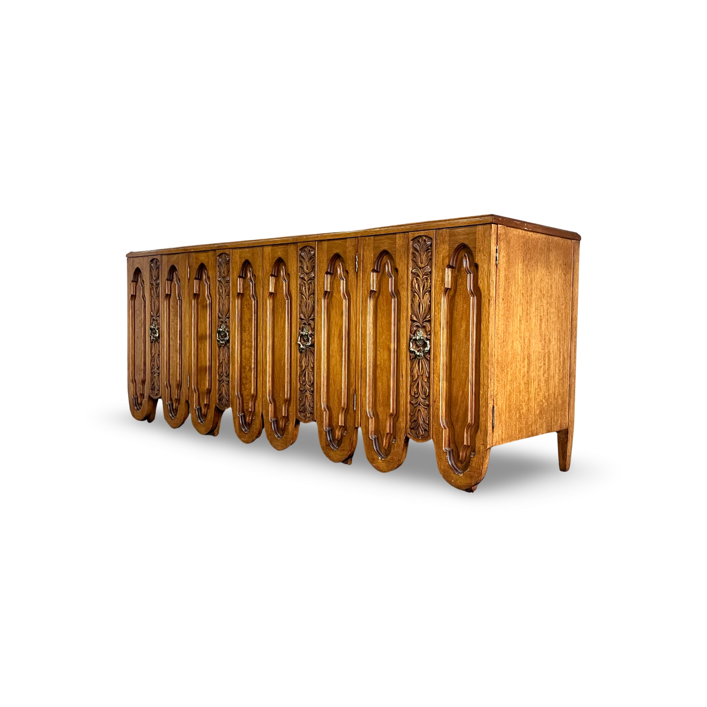 Freed Waran Granada Collection Mid Century Spanish Revival 9 Drawer Dresser c. 1960s