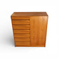 Nordisk Andels-Eksport Vintage Mid Century Danish Modern Highboy Teak Dresser c. 1970s