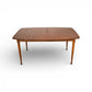 United Furniture Vintage Mid Century Modern Dining Table with 3 Leafs c. 1960s