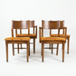 Drexel Biscayne Vintage Mid Century Modern Set of Four Dining Chairs c. 1960s