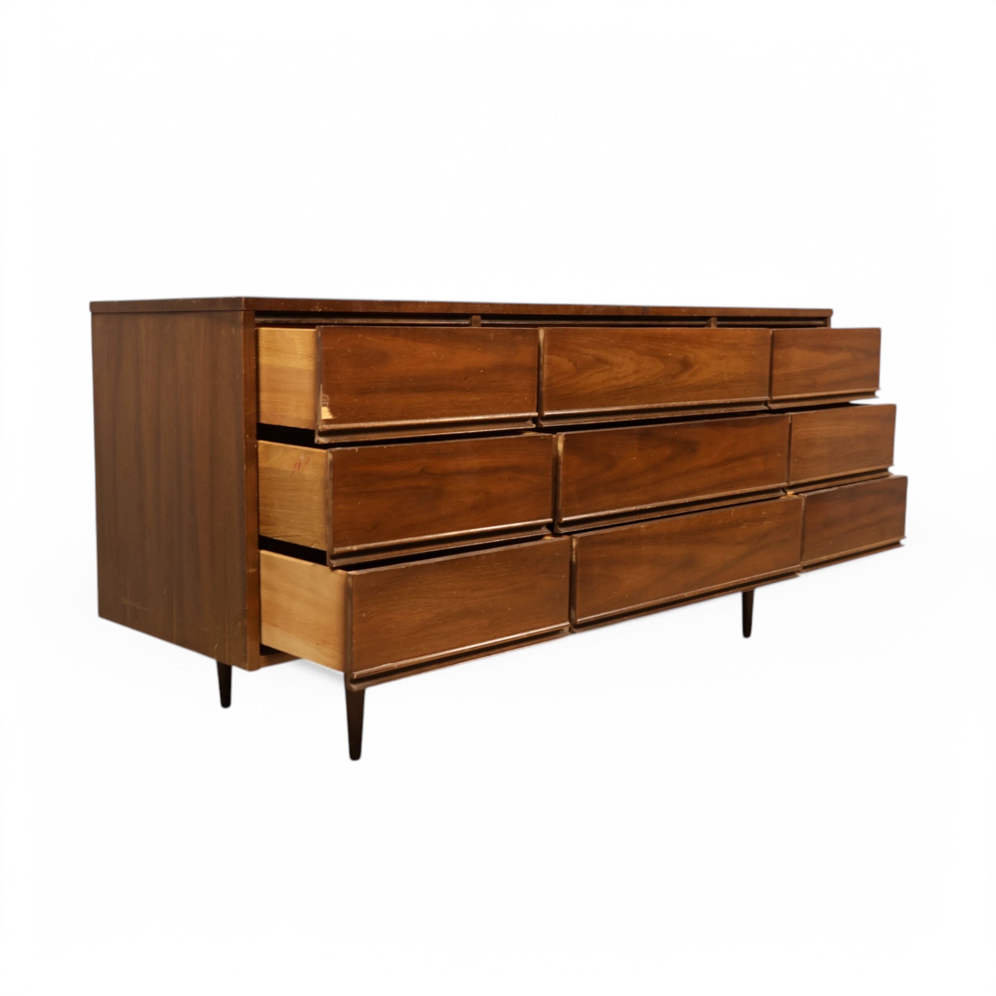 Dixie Vintage Mid Century Modern 9 Drawer Lowboy c... | Mod City Mad Dixie Vintage Mid Century Modern 9 Drawer Lowboy c... | Mod City Mad