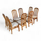 Skovby Vintage Danish Modern Set of 8 Teak Dining Chairs c. 1970s