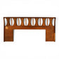 Kent Coffey Perspecta Vintage Mid Century Modern King Size Headboard c. 1960s