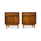 Red Lion Vintage Mid Century Modern Pair of Nightstands c. 1960s