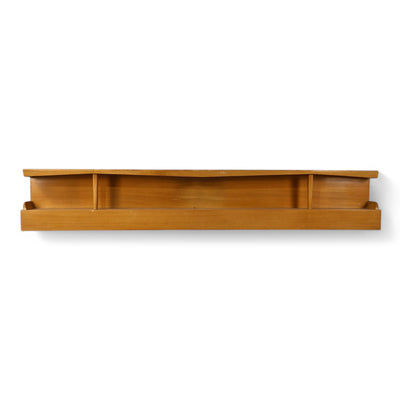 Birch Vintage Streamline Mid Century Modern King or Queen Floating ... — front view