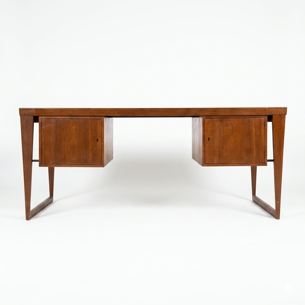 Kai Kristiansen Teak Desk Mid Century Modern Danish c. 1960s — view 9