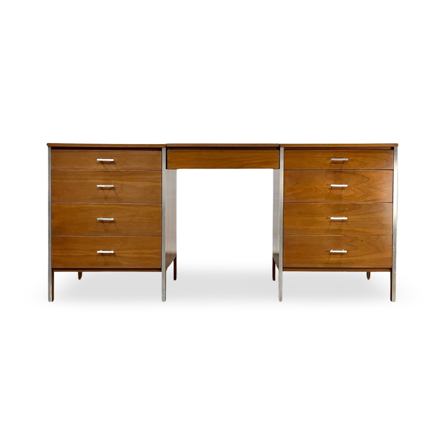 Paul Mccobb for Calvin Linear 3 Piece Mid Century Modern Vanity Dresser Set c. 1960s
