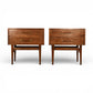 American of Martinsville Dania Collection Vintage Mid Century Modern Pair of Nightstands c. 1960s