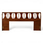 Kent Coffey Perspecta Vintage Mid Century Modern King Size Headboard c. 1960s