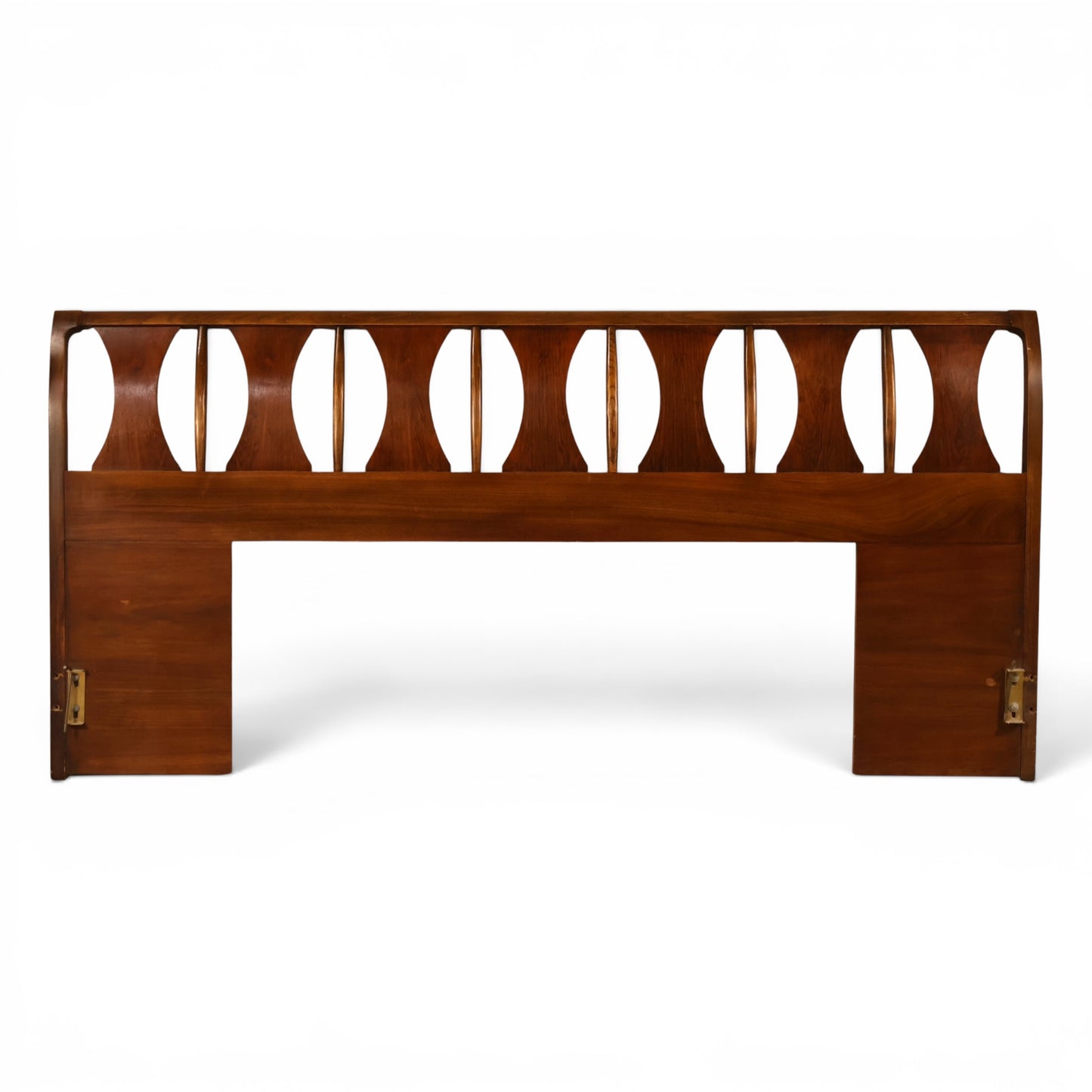 Kent Coffey Perspecta Vintage Mid Century Modern King Size Headboard c. 1960s