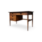 Bassett Artisan Vintage Mid Century Walnut Desk c. 1960s