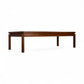 Kristiansen Thomassen Vintage Danish Mid Century Modern Teak and Smoke Glass Coffee Table