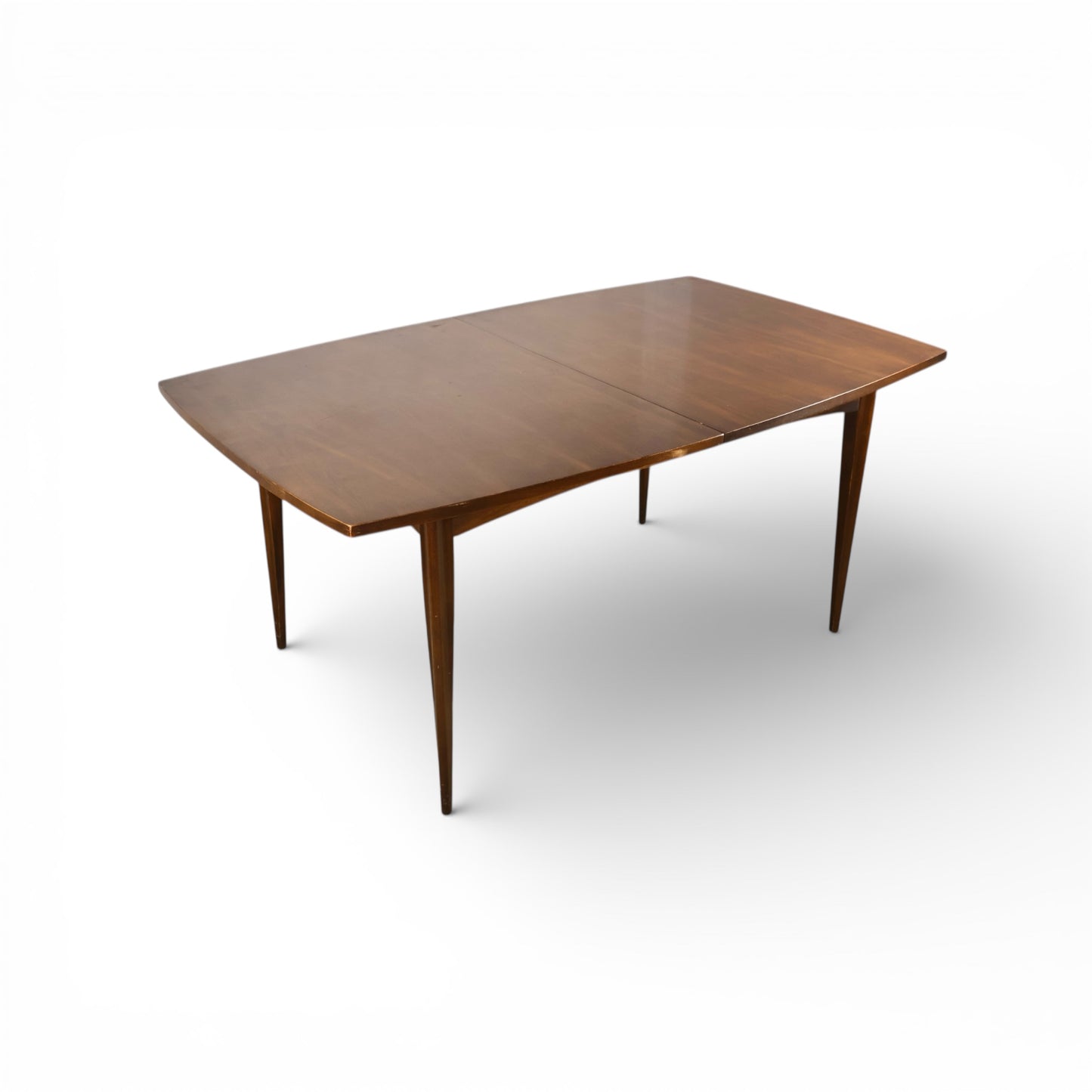 Broyhill Emphasis Vintage Mid Century Modern Dining Table with 2 Leafs c. 1960s