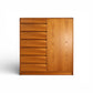 Nordisk Andels-Eksport Vintage Mid Century Danish Modern Highboy Teak Dresser c. 1970s