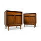 Red Lion Vintage Mid Century Modern Pair of Nightstands c. 1960s