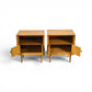Pair of Bleached Mahogany Nightstands c. 1950s