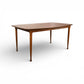 United Furniture Vintage Mid Century Modern Dining Table with 3 Leafs c. 1960s
