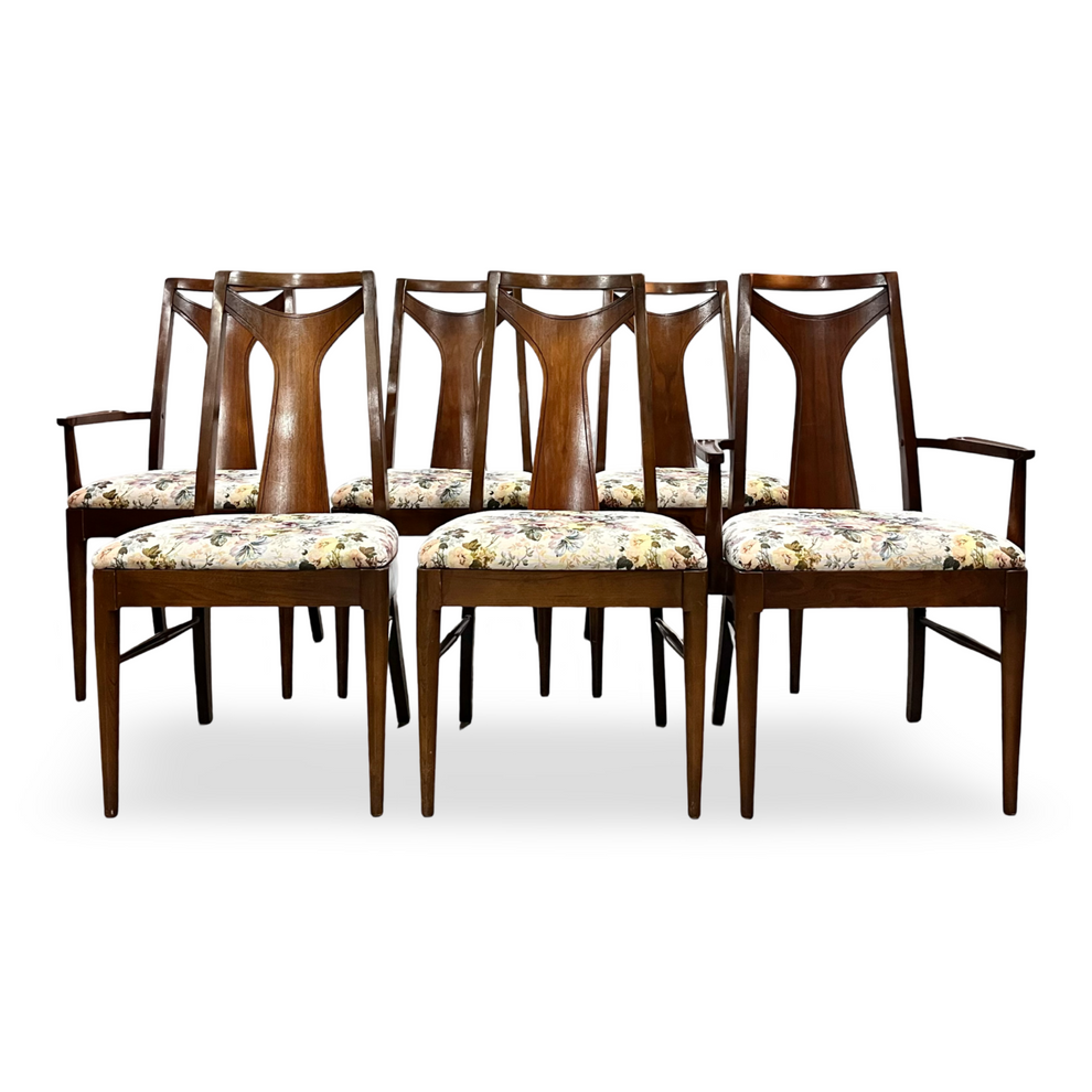 Kent Coffey Perspecta Vintage Mid Century Modern Set of 6 Dining Ch ...