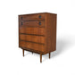 Stanley Furniture Vintage Mid Century Modern  Highboy Dresser c. 1960s