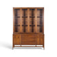 Broyhill Brasilia Mid Century Modern China Hutch Cabinet c. 1960s