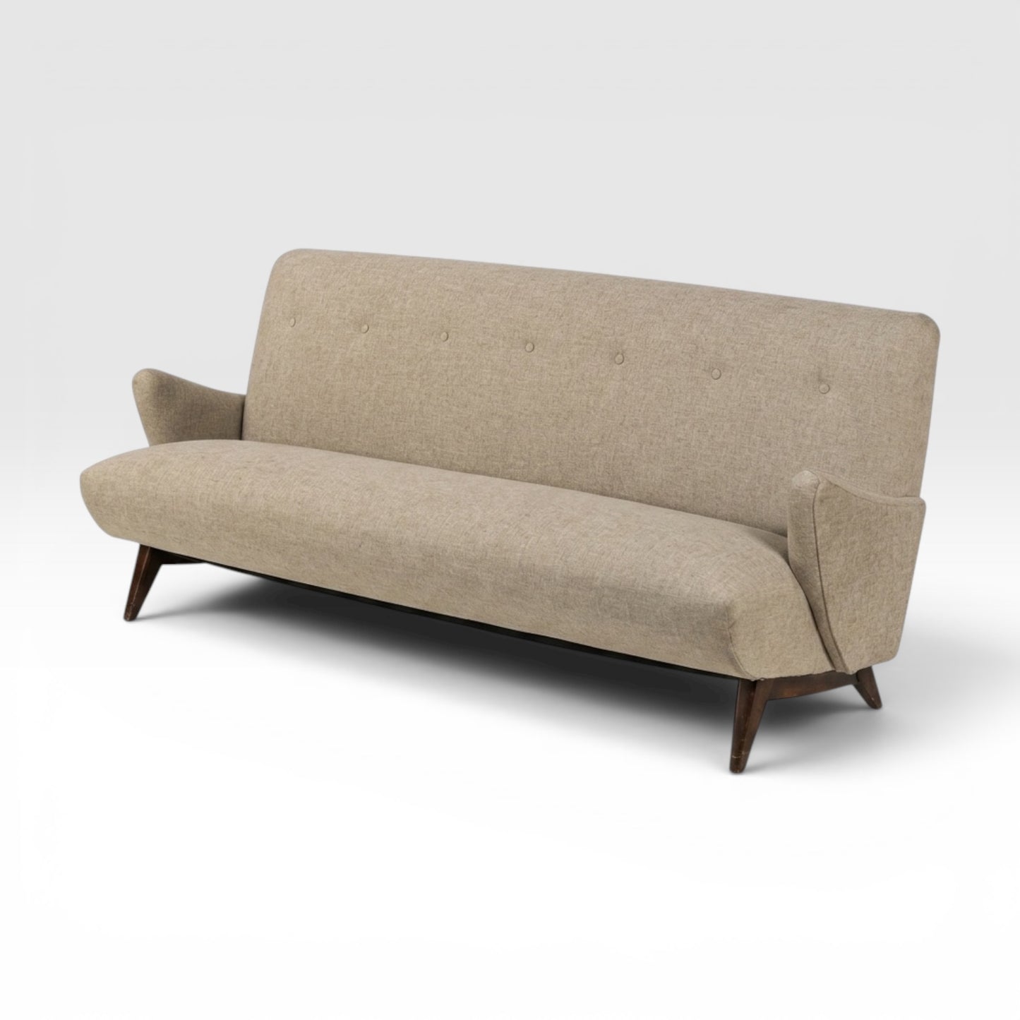 Jens Risom Model 37 Early Vintage Mid Century Modern Sofa c. 1940s