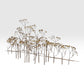 Curtis Jere Vintage Mid Century Modern 'The Elms' Wall Sculpture c. 1960s