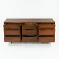 Ramseur Furniture Vintage Mid Century Modern 9 Drawer Lowboy Dresser c. 1960s