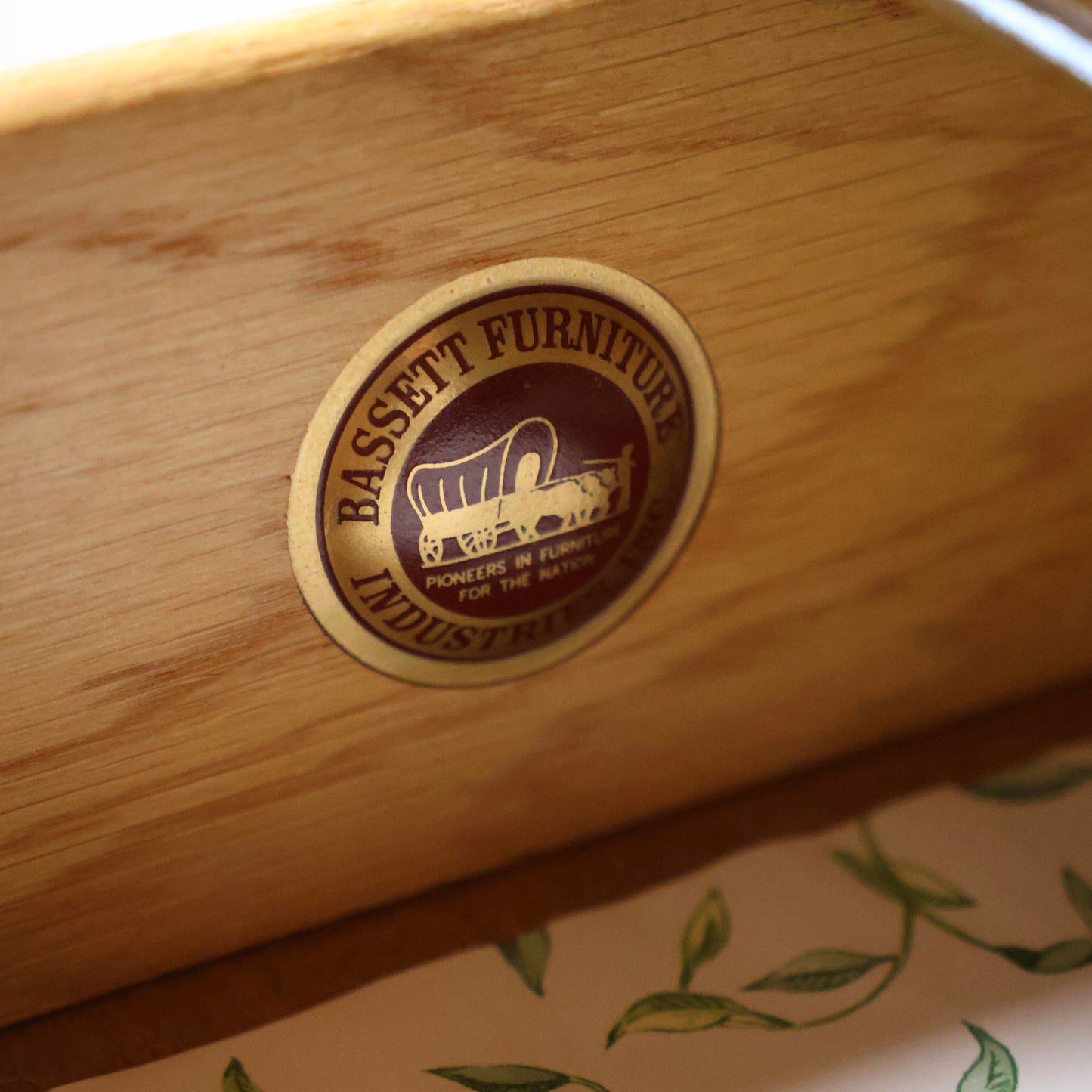 Bassett Mayan Vintage Mid Century Modern Tiki Highboy Dresser c. 1960s