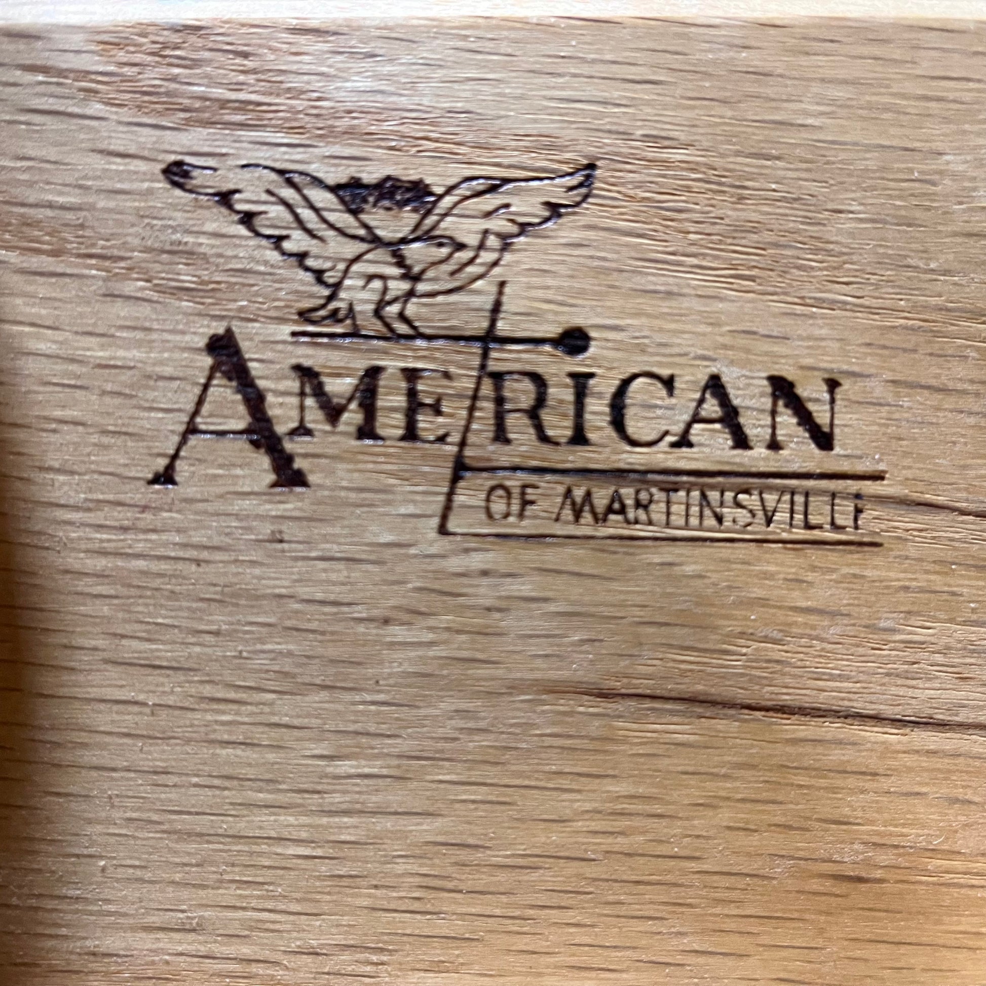 American of Martinsville nightstands, minimalist MCM style, vintage