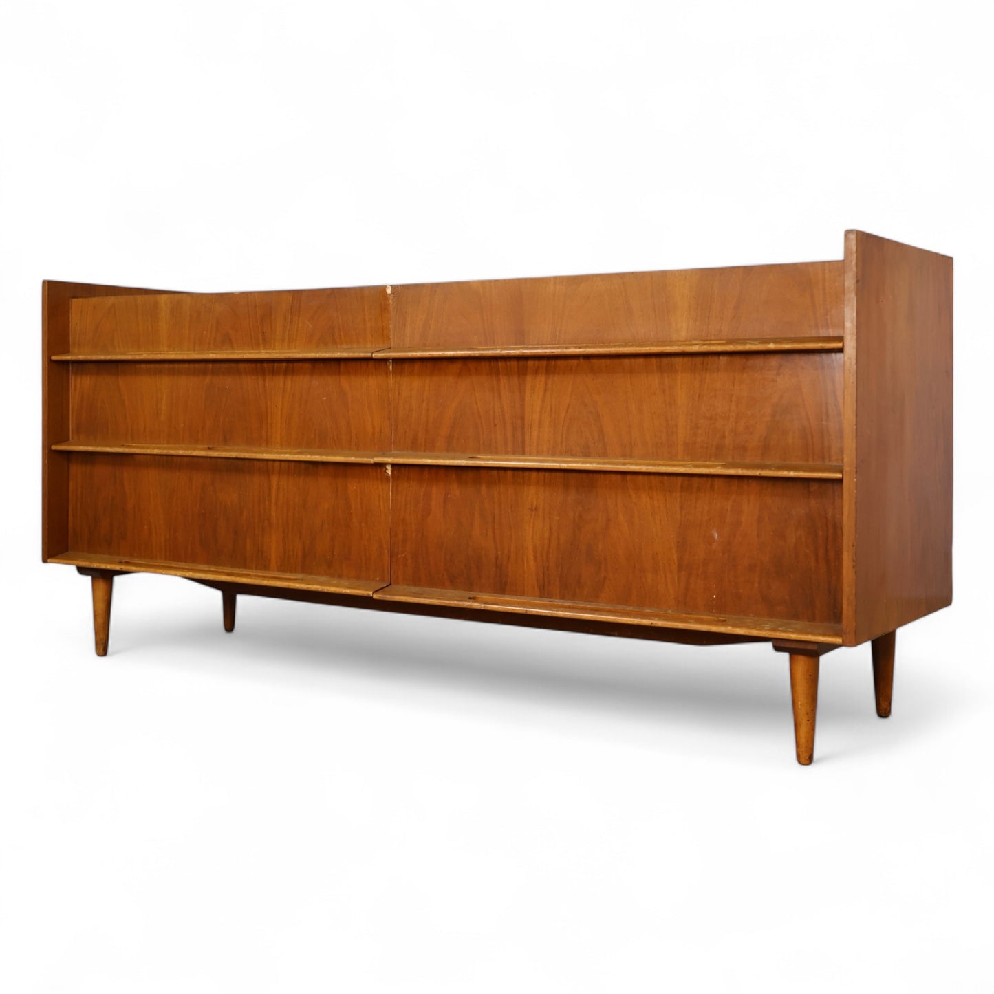 Edmund Spence Vintage Swedish Mid Century Modern 6 Drawer Lowboy Dresser c. 1960s