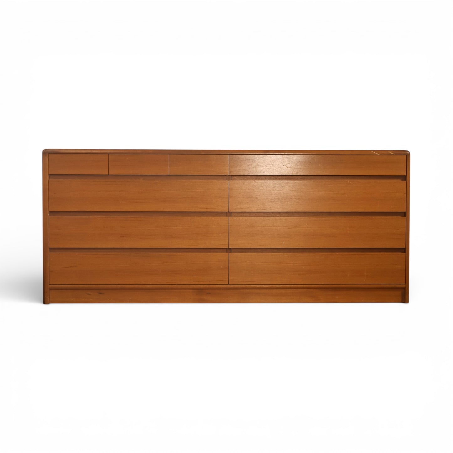 Nordisk Andels-Eksport Vintage Danish Mid Century Modern Lowboy Teak Dresser c. 1970s