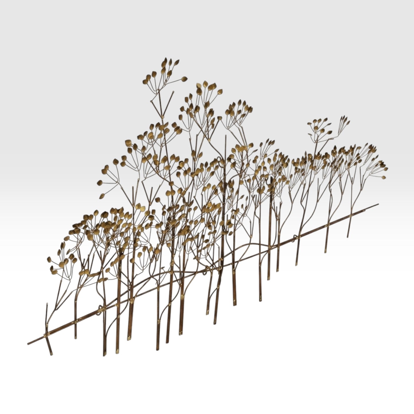 Curtis Jere Vintage Mid Century Modern 'The Elms' Wall Sculpture c. 1960s