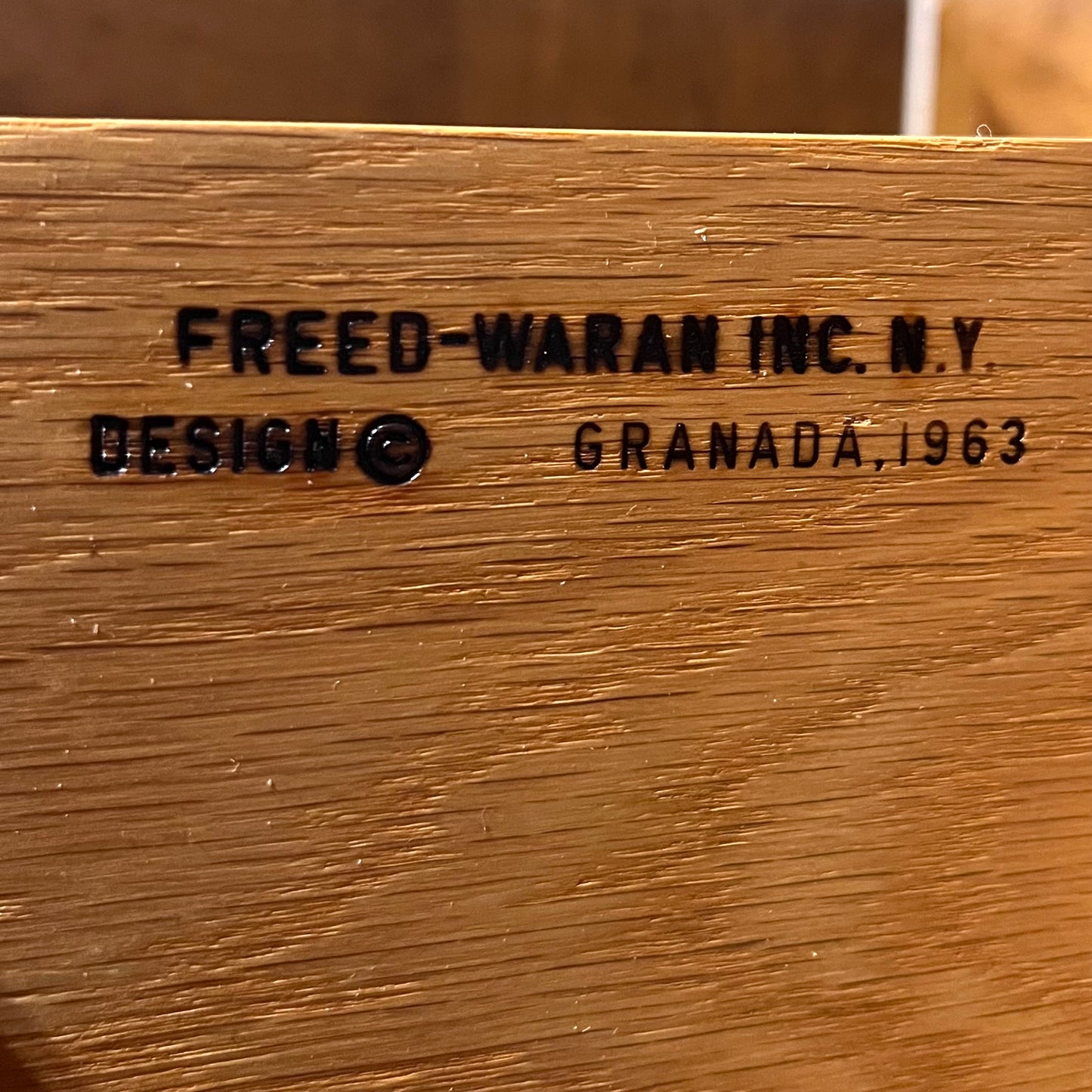 Freed Waran Inc Granada Collection Mid Century Spanish Revival 6 Drawer Highboy Dresser c. 1960s