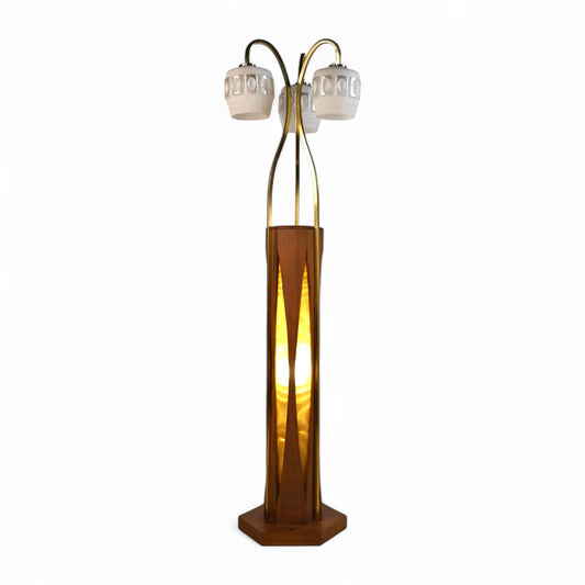 Otto Guggenheim Scupltural Vintage Mid Century Modern Floor Lamp c. 1960s